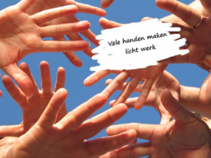 Vele handen maken licht werk!!